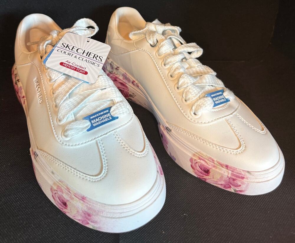 Skechers Cordova Classic Painted Florals sz 9 NEW